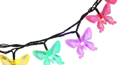 Instalatie 1500-11 Solara 50 LED - FLUTURI Crystal, MULTICOLOR 5m RGB