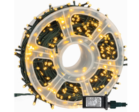 Instalatie de Craciun tip Rola interior sau exterior rezistenta 100m 500LED ALB CALD - 1