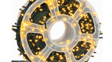 Instalatie de Craciun tip Rola interior sau exterior rezistenta 100m 500LED ALB CALD