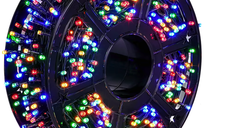 Instalatie de Craciun tip Rola interior sau exterior rezistenta 50m 300LED MULTICOLOR
