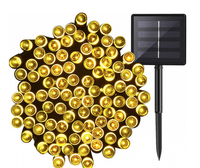 Instalatie solara 1500 16 ALB CALD cu 320 led lungime 12 metri telecomanda - 1