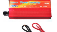 Invertor auto 12v-220v 2000w Portocaliu