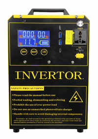 Invertor multifunctional putere 300W cu 2 USB si 2 type C - 1