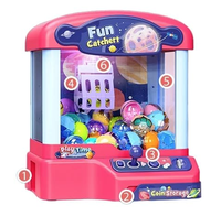 Joc tip Automat de Jucarii cu Gheara pentru Copii Mini Claw Machine cu Lumini si Sunete - 1