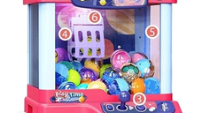 Joc tip Automat de Jucarii cu Gheara pentru Copii Mini Claw Machine cu Lumini si Sunete