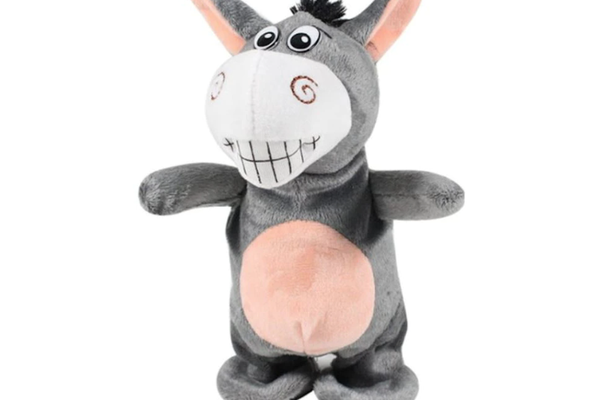 Jucarie interactiva de plus tip magarus vorbitor si mergator