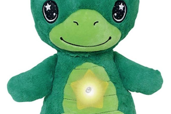 Jucarie Star Belly cu proiectie de stele tip lampa de veghe pentru copii VERDE