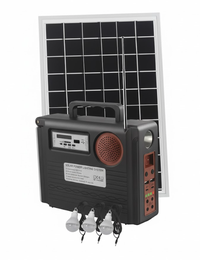 Ki solar cu 3 becuri putere 25W Jortan JT QT T06 cu radio - 1