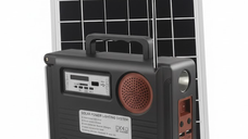 Ki solar cu 3 becuri putere 25W Jortan JT QT T06 cu radio