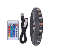 Kit banda LED RGB pentru TV lungime 3 m telecomanda inclusa - 1