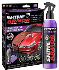 Kit Ceara Lichida Ceramica Efect Hidrofob 236ml SHINE ARMOR - 1
