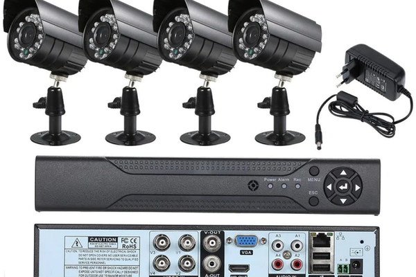 KIT de Supraveghere si Securitate Video CCTV 4 Camere 5G 4K HD Lentile 36mm