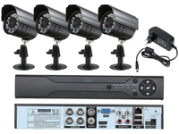 KIT de Supraveghere si Securitate Video CCTV 4 Camere 5G 4K HD Lentile 36mm - 1