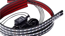 Kit lumina ambientala auto 120X150 cm pentru exterior sub masina RGB