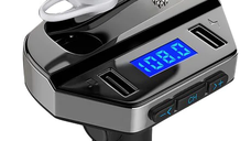 Kit modulator V6 MP3 cu Casca Handsfree Bluetooth