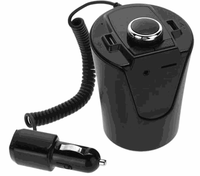 Kit Multifunctional BX6 BX7 FM functie Bluetooth cu 2 porturi USB Slot TF CARD AUX Negru - 1