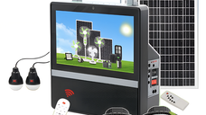 Kit panou solar cu TV GD 8088 putere 200W multifunctional