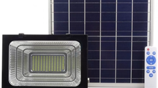 Kit Proiector 60W LED SMD JNI cu Panou Solar Si Telecomanda