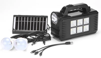 Kit solar GD 8077 cu lampa multifunctionala HA - 1
