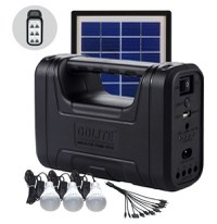 Kit solar GD-Lite 8017 este dotat cu dispozitive USB cu 3 becuri si leduri - 1
