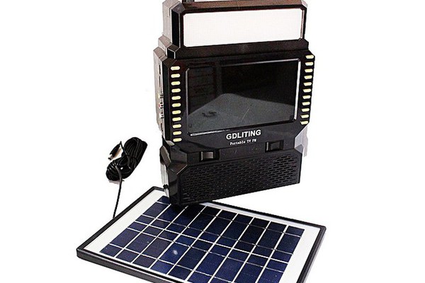 Kit Solar GD8086 Antena TV Radio FM USB MP3  si 3 becuri