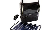 Kit Solar GD8086 Antena TV Radio FM USB MP3  si 3 becuri