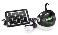 Kit solar GDPlus GD P20 cu lampa multifunctionala - 1
