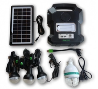 Kit solar portabil Gdlite GD-1000A USB bluetooth radio FM MP3 4 becuri incluse MIH - 1