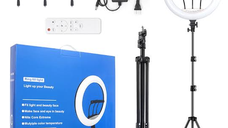 Lampa Circulara LJJ-45 Ring Light Diametru 26cm/10 Inch LED Trepied Extensibil