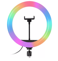 Lampa Circulara Profesionala LED Ring Light RGB 33cm Q MG33 - 1