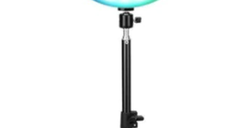 Lampa circulara profesionala LED Ring Light RGB Andowl Q MG34