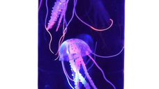 Lampa de masa cu meduze electrice efect de acvariu schimbare de culoare