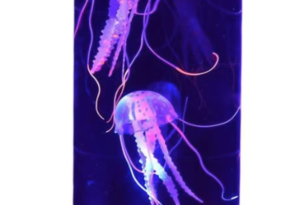 Lampa de masa cu meduze electrice efect de acvariu schimbare de culoare
