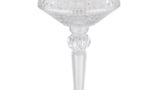 Lampa de masa decorativa LED tip cristal Andowl Q LED1633 transparenta