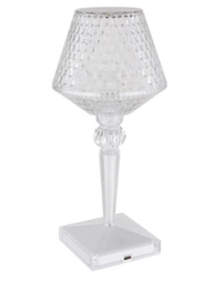 Lampa de masa decorativa LED tip cristal Andowl Q LED1633 transparenta - 1