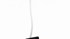 Lampa de noapte brat flexibil prindere clema cu incarcare wireless