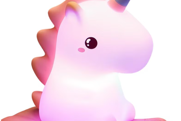 Lampa de veghe pentru copii unicorn 16 culori dimabila