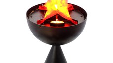 Lampa Decorativa Flacara cu Stand