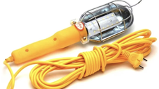 Lampa GALBENA portabila de lucru cu LED cablu 10m 220V