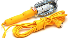 Lampa GALBENA portabila de lucru cu LED cablu 10m 220V