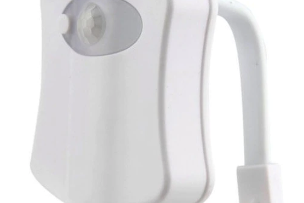 Lampa LED RGB pentru toaleta cu 8 culori senzor miscare