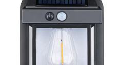 Lampa Led solara CB 888 cu senzor de lumina pentru perete putere 3W Negru