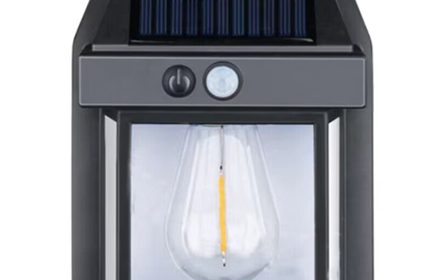 Lampa Led solara CB 888 cu senzor de lumina pentru perete putere 3W Negru