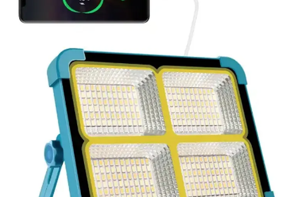 Lampa LED Solara reincarcabila portabila si impermeabila cu Panou detasabil