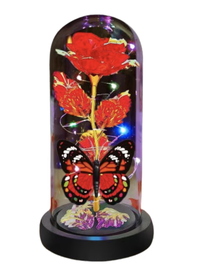 Lampa portabila LED RDC172 model Trandafir si Fluture - 1