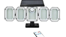 Lampa solara Andowl Q TY300 cu 5 casete si 300 LED