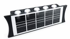Lampa solara bidirectionala cu lumina SUS si JOS 10 LED