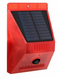 Lampa solara cu alarma pentru protectie si senzor de miscare telecomanda Q L911C - 1