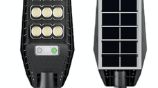 Lampa solara cu telecomanda Jortan 300W COB de 1500MA cu 9 casete