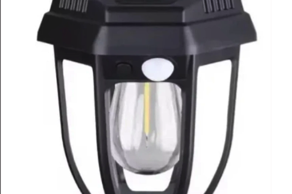 Lampa solara de gradina tip felinar cu tarus CL D68